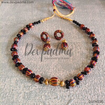 Classic Handcrafted Silk Thread Bead Set